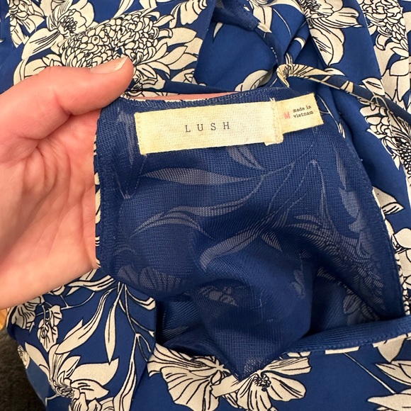 Along the Waterway Blue Floral Print Midi Dress - Picture 7 of 7